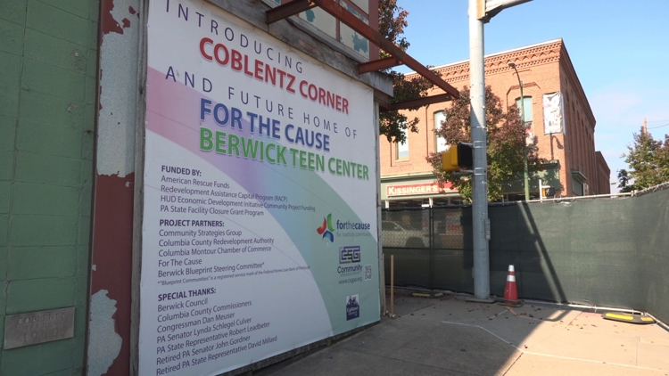 Breaking ground on Berwick teen center — WNEP 16 (Scranton/Wilkes-Barre)